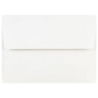 JAM Paper - Enveloppes format livret à rabat droit et fermeture gommée, 5 1/4 po x 7 1/4 po, blanc, paq./250-Blanc