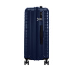 American Tourister - Surftime Spinner - Moyen - bleu métallique-La doublure de ce produit a été fabriquée à partir de tissu en polyester recyclé, fabriqué à partir de bouteilles en plastique utilisées par les consommateurs.