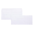 SupremeX - Enveloppe no 10, Flip-n-Fold, 24 lb, blanc, paq./500-Vélin blanc