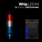 SoundExtreme - Kit de fouets Extreme, qté 1 x 2 pi plus contrôleur LEDCast-Options d’éclairage à del: des millions de couleurs 360 degrés sont créées en utilisant la technologie d’affichage de lumière la plus récente compatible avec le RGBIC. solides, clignotants, poursuite, modes musicaux et plus encore avec tout contrôleur à DEL, radio ou bande sonore activé par le LEDCast (vendu séparément). s’intègre aux DEL sur les barres sonores, les caissons d’extrêmes graves et les radios compatibles avec les LEDCas