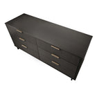 Manhattan Comfort - Granville commode double large moderne 55,04" - gris foncé-Garantie limitée du fabricant de 30 jours