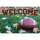 Ashley Productions - The Original Fun Mat - Tapis de Bienvenue - 15 -5" x 23 -5" - Tapis de Bienvenue Football-Mesure et design : Le paillasson de bienvenue de football mesure 15,5 po x 23,5 po.