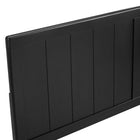 Modway - Robbie Bois Tête de lit complète, Noir-Options de cadre de lit interchangeables