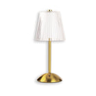 Bell and Howell - Lampe de table moderne à DEL rechargeable sans fil de 11,6 po The Aurora - Doré-220 lumens