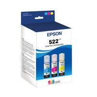 Epson - T522 Bouteille d’encre - Capacité standard - Emballage mixte – Couleurs-Impression de milliers de pages