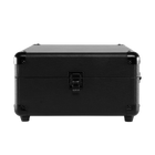 Victrola - Journey Glow - Tourne-disque portatif éclairé style valise - Noir-Ce tourne-disque Bluetooth mince et élégant avec haut-parleurs est conçu pour une installation et un positionnement faciles dans n’importe quel espace, sans compromettre la qualité sonore
