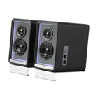 Edifier - QR65 Haut-parleur Bluetooth multimédia à effet lumineux magnifique - Noir-Les puces d'amplificateur TI de classe D de 70 W, les tweeters à dôme en soie de 1.25", les haut-parleurs médium-graves à diaphragme en aluminium de 2.75" et le traitement avancé du signal numérique offrent des performances sonores haut de gamme