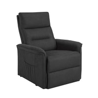 Brassex - Fauteuil releveur inclinable 362581 Levo - gris foncé-Profil mince