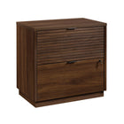 Sauder 426908 La Collection Englewood Classeur latéral - Finition Spiced Mahogany-Le dessus est construit en panneau de 1 po. (2,5 cm) solide et léger.