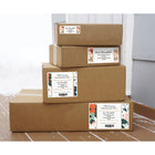 Avery - 35524 Étiquettes imperméables, 3⅓" x 4", adhésif permanent, pour imprimantes laser, blanc, Paquet de 60-Résistent à l’eau, à l’usure par frottement, aux déchirures et au maculage