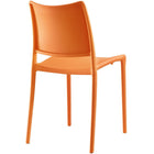 Modway - Hipster Fauteuil d’appoint de salle à manger Ensemble de 4 - Orange-Aucun assemblage nécessaire