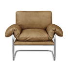 Modway - Ansel Cuir végane Chaise d’accent - Grillé-Assemblée requise