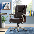 Serta® - Fauteuil de luxe SmartLayers™ Hensley Big & Tall, brun-Les commandes tactiles ergonomiques permettent de régler l'inclinaison et la hauteur du siège