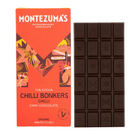 Montezuma’s Chilli Bonkers - Barre de chocolat noir 74 % au piment, 90 g, paquet de 3-Un cacao riche suivi d’une finale chaleureuse au piment.