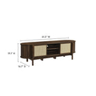 Modway - Reid 61 po Meuble TV, Noyer-Finition stratifiée