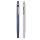 Uniball - Stylos à gel hybrides rétractables Zento - 0.7 mm - Encre noire - Collection Muted - Paquet de 2-La formule d'encre gel liquide sèche rapidement tout en offrant un flux d'écriture super fluide.
