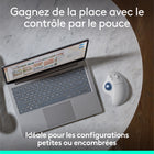 Logitech - Souris trackball sans fil Ergo M575S - Blanc cassé-Complétez votre configuration: Couplez l’ERGO M575S au clavier ergonomique Wave Keys, doté d'un repose-poignets matelassé qui place vos mains, poignets et avant-bras dans une position de frappe naturelle