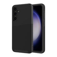 AXS - PROTech Plus étui mince anti-choc avec double couche pour Samsung Galaxy S23 FE - Noir-Résistant aux chutes jusqu’a 10 pieds