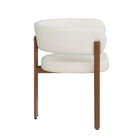 Brassex - Chaise de visite 572834 Bailey - ensemble de 2 - crème-Structure en métal