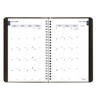 Blueline - Agenda Scolaire Hebdomadaire/Mensuel 13 Mois  De Juillet À Juillet - 8 po H x 5 po l - Noir - Bilingue-Planificateur mensuel au début de chaque mois