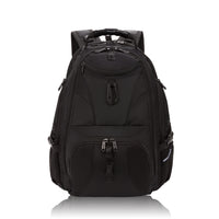 SwissGear - Sac à dos pour ordinateur portable 1900 ScanSmart-Le design ScanSmart à plat et non obstruant aide à accélérer le passage de l'ordinateur portable au contrôle de sécurité et à travers des machines à rayons X de l'aéroport