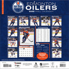 Turner Sports - 2026 Oilers D'edmonton Calendrier mural de l'équipe Mensuel - 30,5 cm l x 30,5 cm H - Anglais-Page bonus avec les mois de septembre à décembre 2025