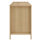 Modway - Soma 47" Bureau - Chêne-Plateau de clavier coulissant
