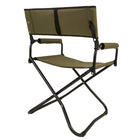My Home My Living - Chaises de réalisateur d'extérieur - Vert - Lot de 2-Cadres robustes en acier avec revêtement en poudre noire. Résistant aux intempéries.