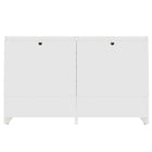 Manhattan Comfort - Coney commode moderne mi-siècle 27,55" - blanc - lot de 2-10