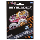 Hasbro - Beyblade Dual Pack - Assortiment-ON PASSE À LA VITESSE SUPÉRIEURE AVEC LE SYSTÈME ACCÉLÉRATION X BEYBLADE X : Quand les dents du pignon et du rail d'Accélération X se rencontrent, les toupies sont propulsées pour des explosions à couper le souffle et des impacts spectaculaires (compatibles uniquement avec le système Beyblade X)