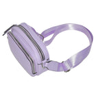 Nicci - Sac à bandoulière pour femme avec poche avant zippée - Lilas-Poche extérieure zippée sur le devant