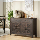 HOMCOM - Buffet 47,2 po L, armoire de rangement, espresso-Convient à la salle à manger, la cuisine, le salon et l’entrée s’utilise comme bar à café, buffet ou armoire de rangement 