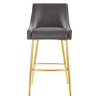 Modway - Discern Tabourets de bar - Gris - Ensemble de 2-Capacité de poids du tabouret de bar : 330 lb