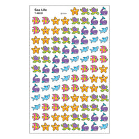 Autocollants Trend Enterprises superShapes, Sea Life, 4800 Pack-Les designs amusants plaisent à tous les âges et sont un excellent moyen de motiver et de récompenser les réalisations.