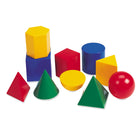 Learning ResourcesMD – Ensemble de 10 formes géométriques grand format, de la maternelle à la 5e année-Groupe d’âge et niveau : Enfants de 5 ans et plus et de la maternelle à 5e année