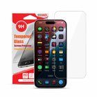 22 Cases - Protecteur d'écran en verre trempé pour iPhone 17-Transparent