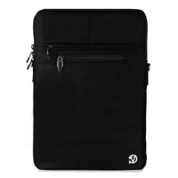 Vangoddy - Sacoche pour ordinateur portable Hydei 13" et sac bandoulière rembourré - Noir-Compatible avec les appareils de 11,6 à 13,3 pouces y compris le MacBook Pro