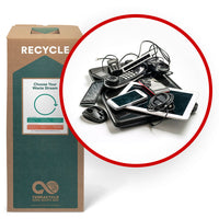 TerraCycle - Déchets Électroniques - Zero Waste Box - 15 x 15 x 42 - Grande-Veuillez nous envoyer déchet électronique ménager ou de bureau.