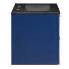 Modway - Daybreak 24" Vanette de salle de bain - Bleu Noir-Trous de robinet centraux 8"