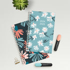 Blueline - 2024-2025 13-mois agenda académique hebdomadaire/mensuel - 8 po x 5 po - Collection Blossom assortie - Anglais-Autocollants colorés pour repères visuels
