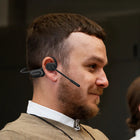 OPN Sound - Casque audio Chat Pro à oreillettes ouvertes - Noir-Casque de communication sans fil audio directionnel à oreille ouverte