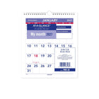 AT-A-GLANCE – Mini calendrier mensuel de tente 2027 – 7 1/2 po H x 6 1/2 po l – anglais-12 mois : janvier - decembre