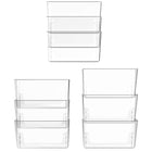 Classeur mural transparent de Storex, paquet de 2-6