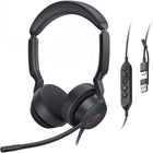 Casque compatible Teams double Yealink UH44 - Casque pour téléphone et ordinateur - Certifié Microsoft Teams  - Noir-Longueur du câble du casque : 0,65 m (du casque à l'unité de contrôle d'appel)