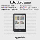 Kobo - Liseuse Clara Color - Noir-Étanche et toujours à l'épreuve des éclaboussures inopinées