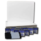 Flipside Products - Dry Erase Board with Pen, Student Eraser Set - 9 po x 12 po - 12 Pack-Ensemble de planches, de stylos et de gommes à effacer à sec ordinaires et économiques et non encadrés