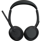 Jabra - Casque sans fil stéréo USB-C Evolve2 55 Link380c avec support - Unified-Conception stéréo avec coussins en mousse