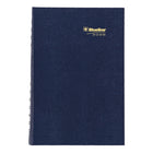 Blueline - 2026 Agenda quotidien CoilPro Couverture rigide avec Reliure spirale double - 8 po x 5 po - Couleurs assorties - Bilingue-Espace pour notes sur chaque page avec sommaire des dépenses à la fin de chaque mois 