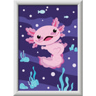 Ravensburger - CreArt peinture par numéros Axolotl-Terminez en 4 heures environ, laissez sécher, puis placez-le dans le cadre inclus pour l'afficher