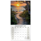 Mead - Calendrier décoratif Sentier nature 2027, 12 po x 12 po, bilingue-Couvre une période de 16 mois pour une planification prolongée